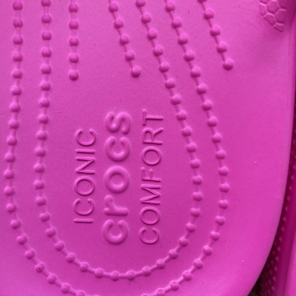 Crocs Unisex Classic Flip Flop Pink M8 W10 NWT - Picture 6 of 6